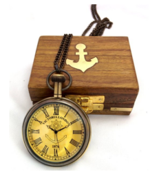 Artshai Antique Look Pocket Watch With Sheesham Wood Box