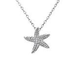 C506-C22209 - Sterling Silver Star Fish Necklace
