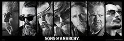 Sons Of Anarchy Cast Tv Poster 12 X 36 Inches