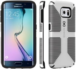 Speck Candyshell Grip Case For Samsung Galaxy S6 Edge - White And Black