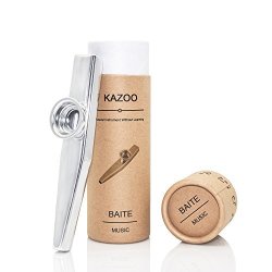 Exquisite Aluminum Alloy Kazoo With A Beautiful Gift Box A Good Companion For A Guitar Ukulele Silver