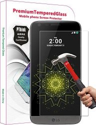 LG G5 Screen Protector Pthink 0.2MM Premium Tempered Glass Screen Protector For LG G5 With 9H Hardness anti-scratch Fingerprint Resistant
