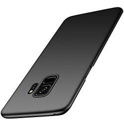 Samsung Galaxy S9 Mobile Phone Case Tianyd Color Series Ultra-thin Anti-fall Minimalist PC Material Ultra-thin Protecvtie Cover For Samsung Galaxy S9 Smooth Black
