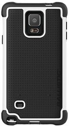 Ballistic Tough Jacket Case For Samsung Galaxy Note 4 - Retail Packaging - Black white
