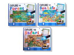 Explore Kids Puzzle Set Of 3 - Forest Sea & Safari Theme
