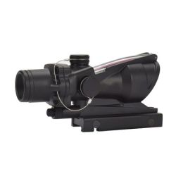 Tactical Red Dot Sight Real With Fiber