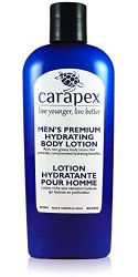 Body Lotion For Men - Carapex Premium Hydrating Body Lotion For Men Natural Unscented Body & Hand Lotion For Dry Skin Sensitive Skin Rough