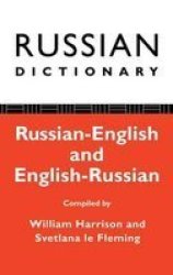 Russian Dictionary - Russian-english English-russian Hardcover