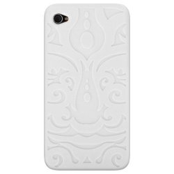 Katinkas Statue Soft Cover For Apple Iphone 4 - White