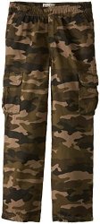 The Children's Place Big Boys' Pull-on Cargo Pant Olive Camo 8