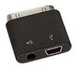 HaoLe 49709611 Sendstation H2O Audio PDLO-MIU5 Pocketdock Line Out MINI USB Adapter For Iphone Ipod And Ipad - Black
