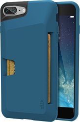Silk Iphone 7 PLUS 8 Plus Wallet Case - Vault Protective Credit Card Grip Cover - "wallet Slayer VOL.1" - Blue Jade