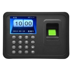 A6 2.4 Inch Color Tft Screen Biometric Fingerprint Time Attendance Usb Communication Office Time ...