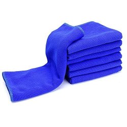 Cleaning Cloth Pads - 40 Cm Microfiber Cleaning Cloth Blue Color Absorbent Towels Soft Eco Friendly Car Auto Wash - Cloth Clean Pads Microfiber