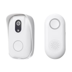 Smart Wireless Doorbell Lens Video HD Security Camera Night Vision App Control