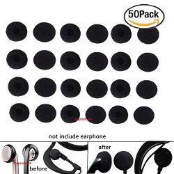 Soft Foam Earbud Headphone Ear Pads Replacement Sponge Covers Tips Foam Cushions Pad Protector Earplugs For Earphone Headset Earpiece MP3 MP4 Moblie Phone Ect