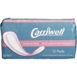Carriwell Ultra Absorbent Maternity Pads - Extra Large