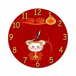 Keeyi Wall Clock Decorative Indoor Kitchen Clock Wall Clock -easy To Read Home office classroom school Clock 28CM