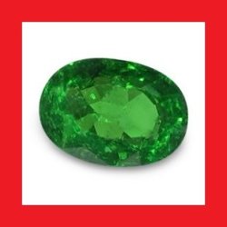 Tsavorite - Best Emerald Green Oval Facet - 0.545CTS