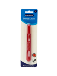Dense Permanent Markers Single Unit Red - Non-toxic Long Lasting Fade-resistant Ink Durable Writing Can Write On Almost Any Surface Long Lasting Bullet