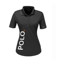 Volkswagen Polo Ladies Golf Shirt - Black