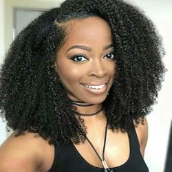 Lace Full Wigs Human Hair Perpetuum Shiny 4B 4C Afro Kinky Curly Wigs With Baby Hair For Black Women Brazilian Human Hair Wigs 130%