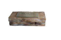 Wooden Table Style Bio-ethanol Fireplace