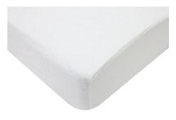 American Baby Company Heavenly Soft Chenille Fitted Crib Sheet White