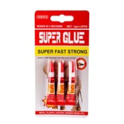 Super Glue - Diy Accessories - Glue - 1 Gm - 3 Pieces - 5 Pack