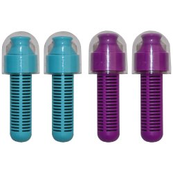 Little Luxury Filter Drinking Bottle Replacement Cartridge - Set Of 4 - Blue & Purple