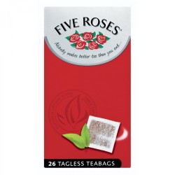 Five Roses Tagless Teabags 26's Box