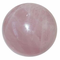 Satin Crystals Rose Quartz Sphere Crystal Healing Ball Love Of My Life Romance Heart Chakra Gemstone Madagascar Premium P02 1.6 Inch