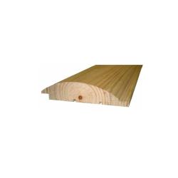Pine Cladding Half Log T16MM X W90MM X L3000MM
