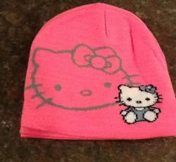 Hello Kitty Winter Hat Winter Beanie - Dark Pink