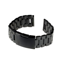 Coromose Stainless Steel Watch Band +tool For Samsung Galaxy Gear 2 R380 R381 R382 Black