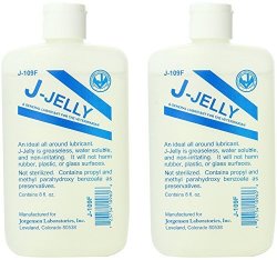 Flask J-jelly 8 Oz. Lubricant 2 Pack