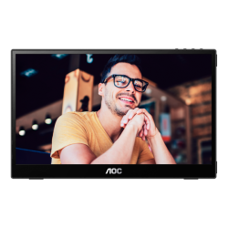 AOC 16T3E 15.6" Fhd Portable Monitor - 16:9 60HZ 4MS Ips LED