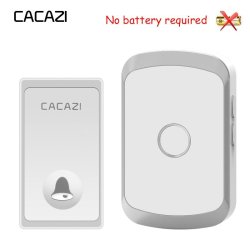 Cacazi FA20 Self-powered Waterproof Wireless Doorbell 200M Remote LED L