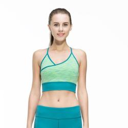Fitness Sexy Yoga Sports Bra - Green S
