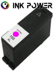 Inkpower Generic Magenta Ink Cartridge For Lexmark 100XL