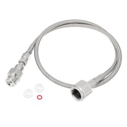 36 Inch CO2 Sodastream Soda Club To External CGA320 Tank Direct Adapter And Hose Kit