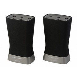 Supertooth Disco Twin Stereo Blueooth Speakers Black