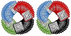 Bingo Cards In Mixed Colors By Royal Bingo Supplies