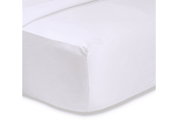 White Egyptian Cotton Fitted Sheet 400 Thread Count Queen
