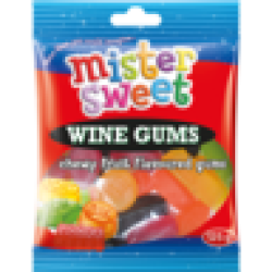 Chewy Fruit Flavoured Wine Gums 125G