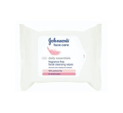 Johnsons Johnson's Daily Essentials Face Wips Fragrance Free 1 X 25'S