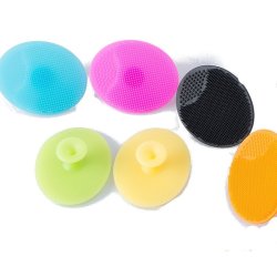 Baby Soft Silicone Massager Hair Wash Cleaning Brushes