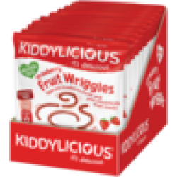 Strawberry Flavoured Fruit Wriggles Snack 12G