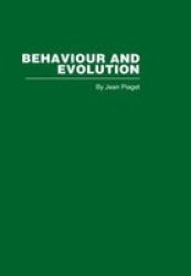 Behaviour And Evolution Hardcover