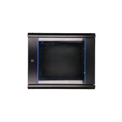 9U 600X450 Wallmount Cabinet - Black